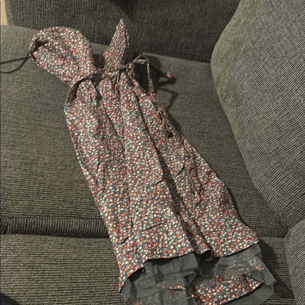 American Eagle Outfitters Ruffled Tie Front Sundress - Picture 1 of 4